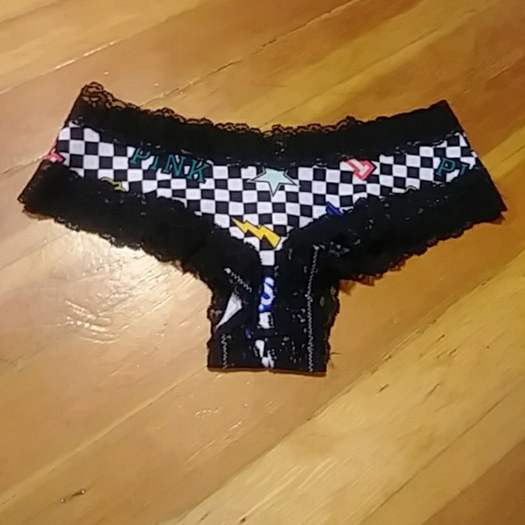 PINK Victoria's Secret Other - 🚨3/$25🚨NIP-PINK Lace Trim Cheekster Panty